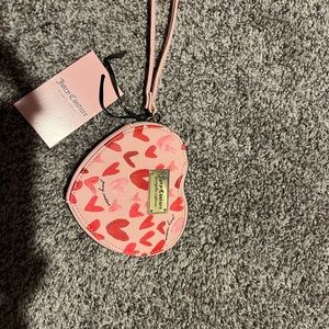 Juicy Couture heart coin purse